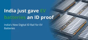 Illustration of India’s BPAN framework connecting EV battery data, safety, and lifecycle tracking